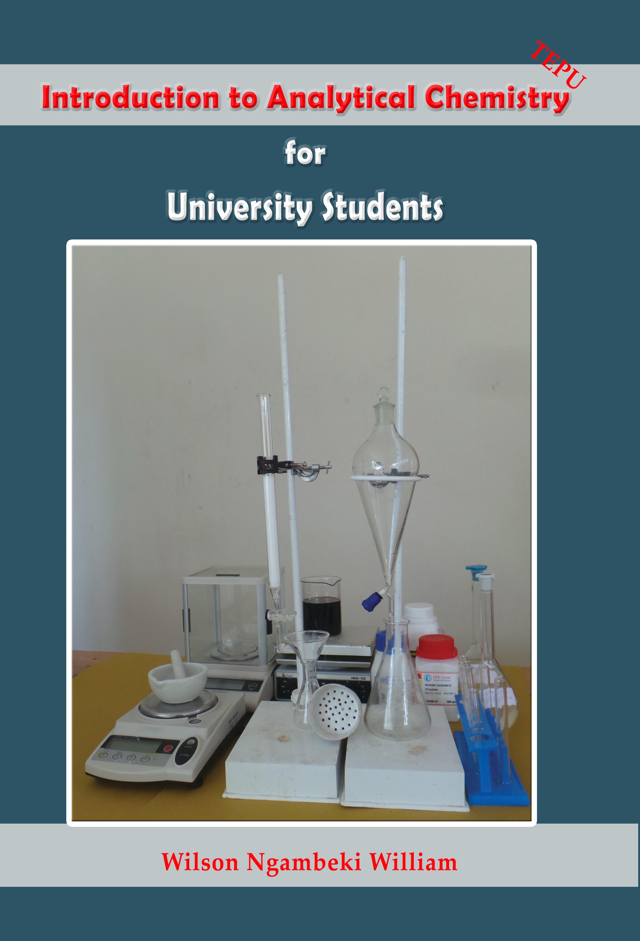 INTRODUCTION TO ANALYTICAL  CHEMISTRY FOR  UNIVERSITY STUDENTS